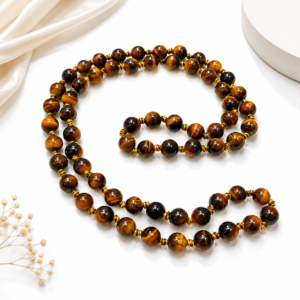 Tiger Eye Gathi Mala