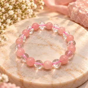 Clear Quartz + Rose Quartz