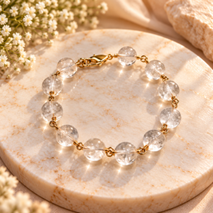 Clear Quartz Chain Breaclate