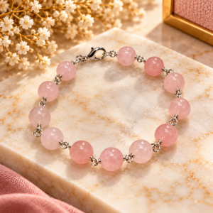 Rose Quartz Chain Breaclate