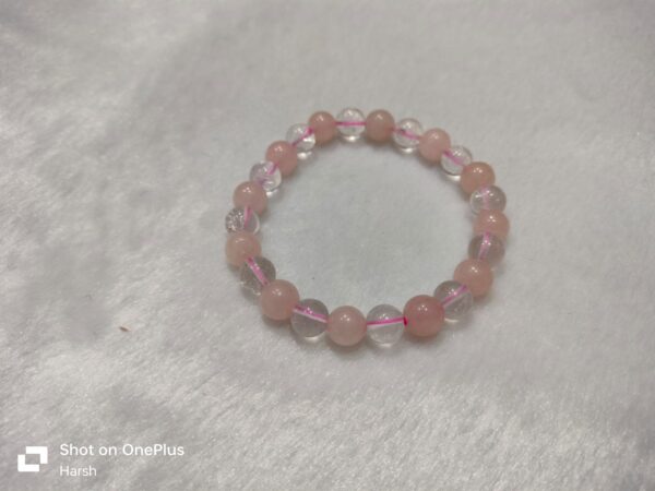 Clear Quartz + Rose Quartz