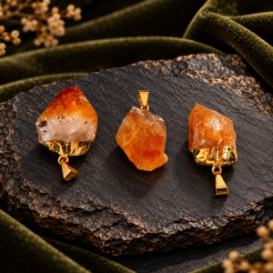 Citrine Raw Pendant