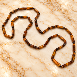 Tiger Eye Pipe Mala