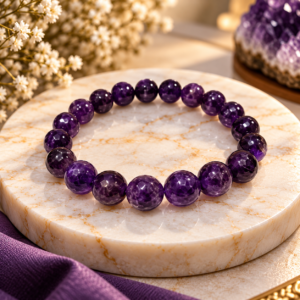 Daimond Cut Amethyst Breclate