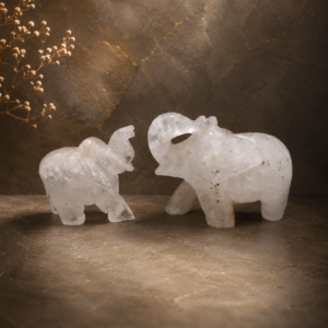 Clear Quartz Elephant