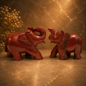 Red Jasper Elephant