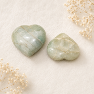 Aquamarine Heart Stone
