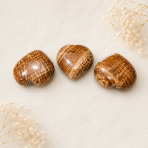 Aragonite Heart Stone
