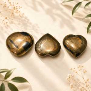 Pyrite Heart Stone