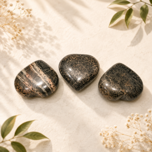 Rainforest Jasper Heart Stone