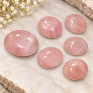 Rose Quartz Palm Stone