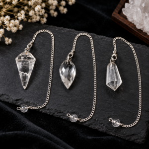 Clear Quartz Pendulum | Per Pcs