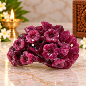 Ruby Antik Carving Flower