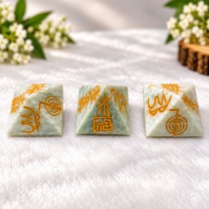 Amozonite Reiki Pyramids