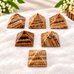 Aragonite pyramids