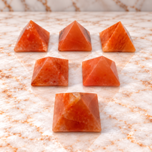 Red Avenchurine Pyramids