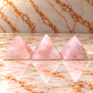 Rose Quartz Pyramids