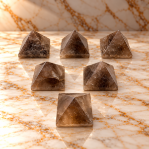 Smoky Quartz Pyramids