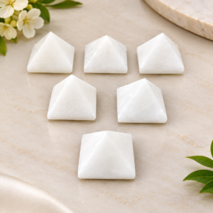 White Agate Pyramids