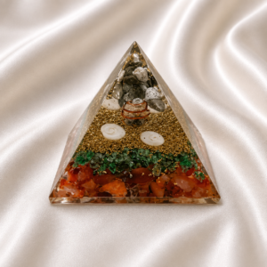 Pyrite Carnelian Gomti Chakra Organ Pyramid