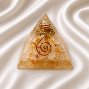 Real Citrine Organ Pyramid