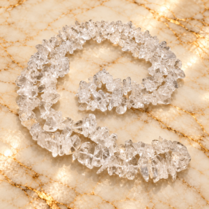 Clear Quartz Uncut Mala