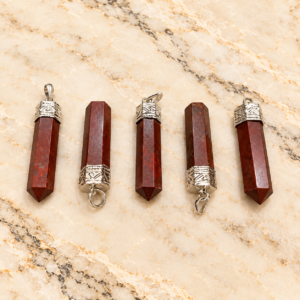 Red Jasper Pencil Pendant