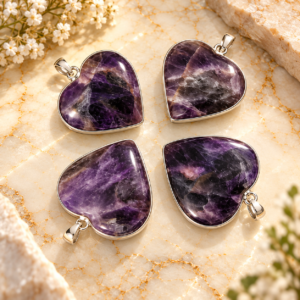 Amethyst Heart Pendant