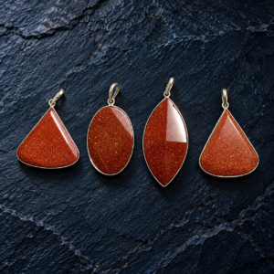 Sunstone Facetted Pendant