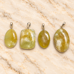 Yellow Opel Pendant