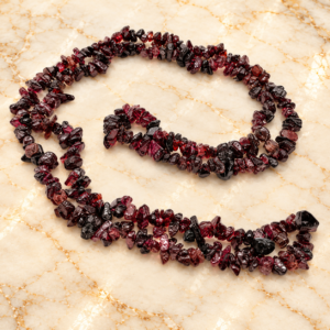Red Garnet Uncut Mala