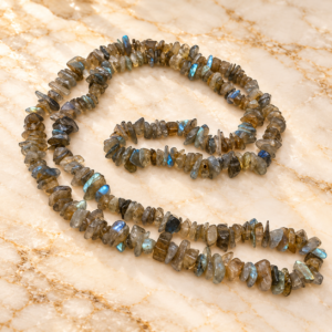Labradorite Uncut Mala
