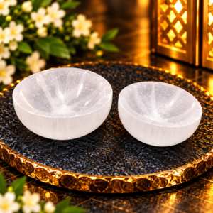 Selenite Round Bowl