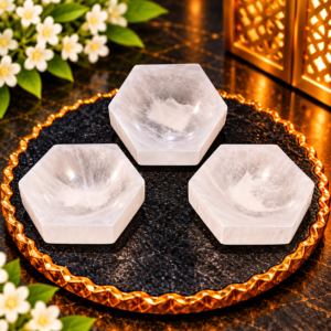 Selenite Hexagon Bowl