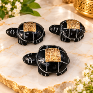 Black Agate Tortoise | Per Pcs