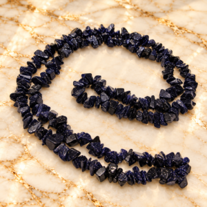 Blue Sunstone Uncut Mala