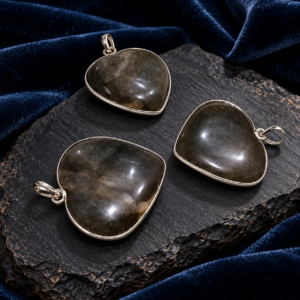 Cat's Eye Heart Pendant