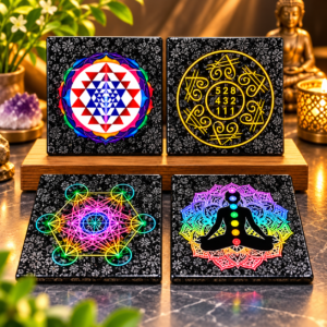 Flower Tourmaline Sticker Plate