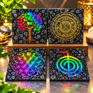 Flower Tourmaline Sticker Plate