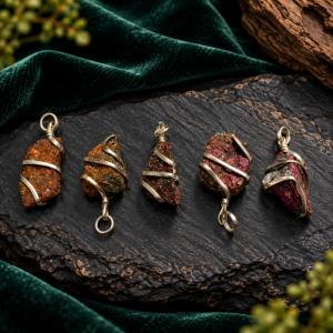 Chacopyrite Raw Pendant