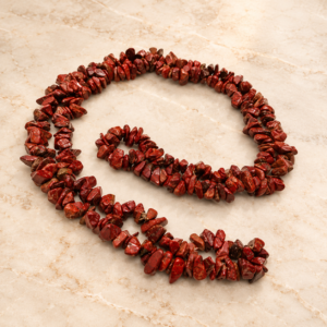 Red Jasper Uncut Mala