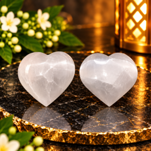 Selenite Small Heart