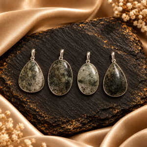 Dott Black Rutile Pendant