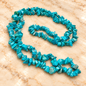 Turquoise Uncut Mala  Length