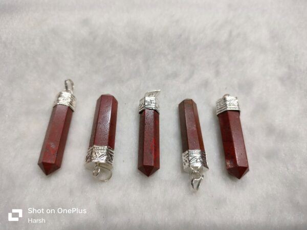 Red Jasper Pencil Pendant