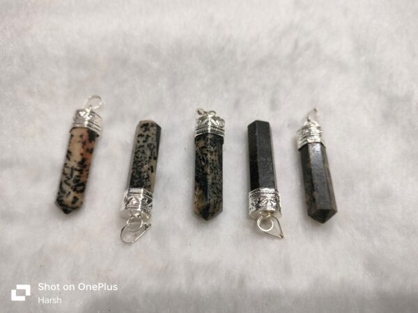 Rainforest Jasper Pencil Pendant