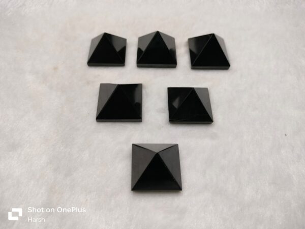 Black Agate Pyramids
