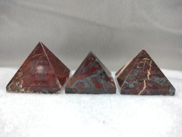 Hemetite Jasper Pyramids