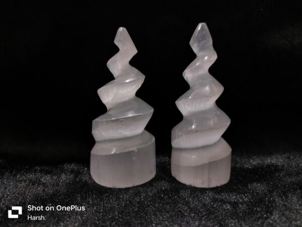Selenite Spiral Tower
