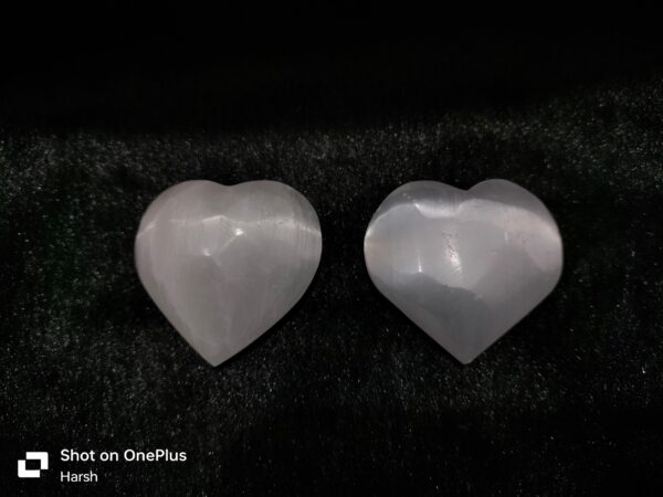 Selenite Small Heart